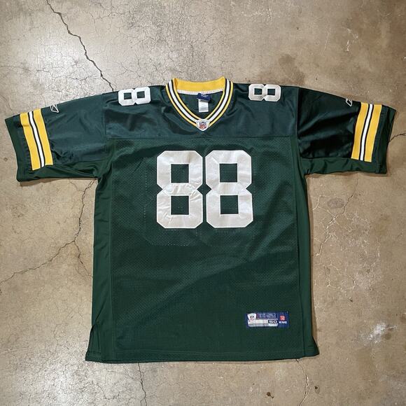 Jermichael Finley #88 GREEN BAY PACKERS Mens Sz 50 NFL Sewn On-Field Reebok Jrsy - Picture 4 of 8
